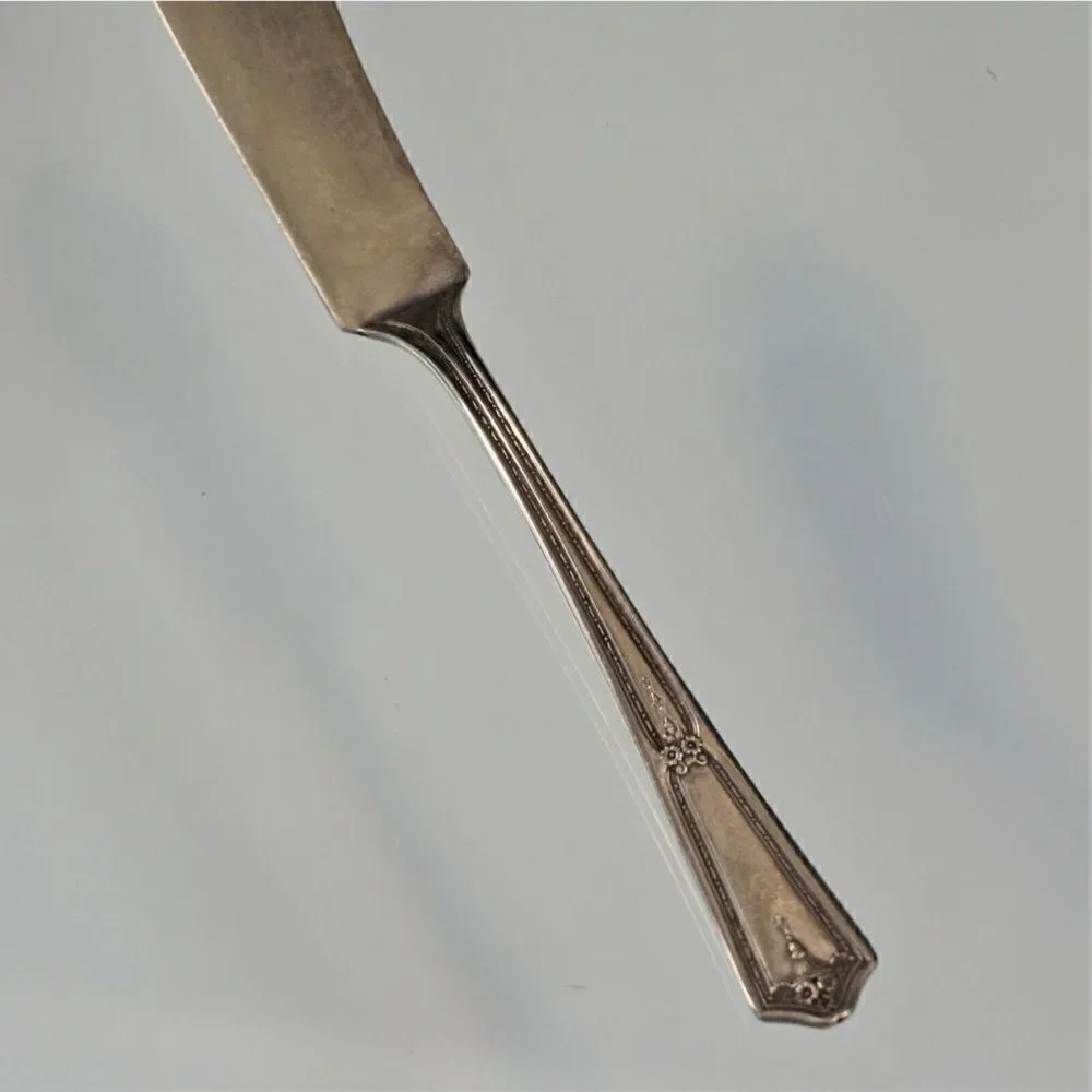 Branford Silverplate Butter Knife Vintage 1924 Bouquet Vendome Pattern